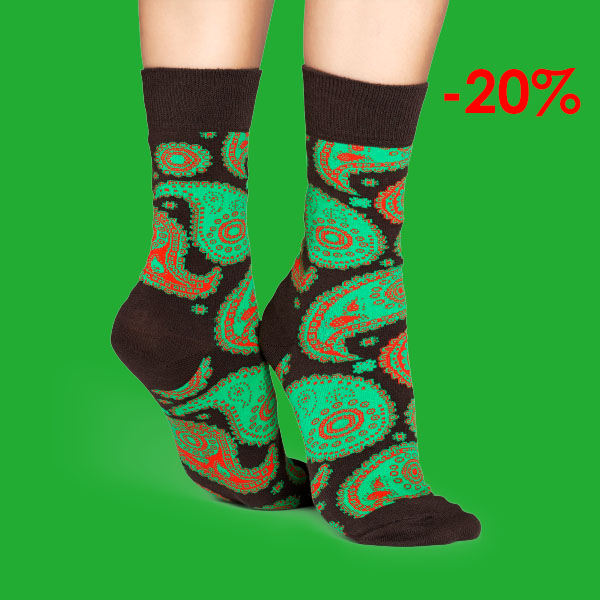 20% rabatt hos Happy Socks med rabattkod